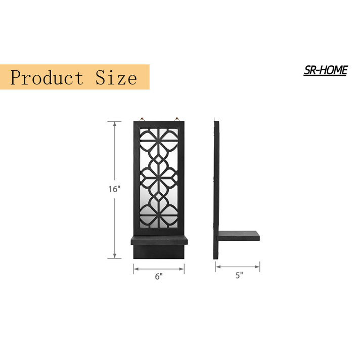 SRHOME Candle Sconces Wall Decor, Wall Candle Holder Rustic Home Decor